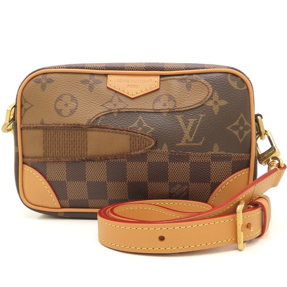 LOUIS VUITTON Monogram Landscape Trocadero Wearable Wallet M26020 Shoulder Ba...